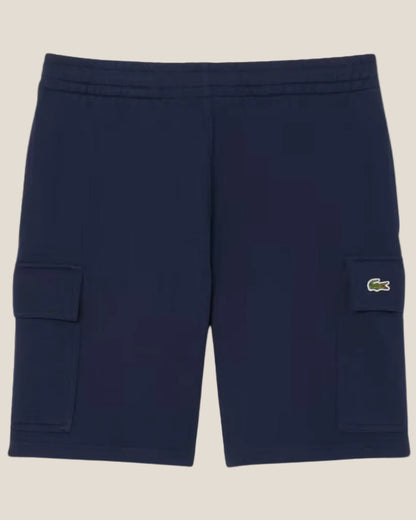 Lacoste Cotton Fleece Cargo Shorts