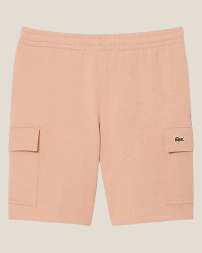 Lacoste Cotton Fleece Cargo Shorts