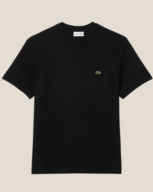Lacoste Cotton T-shirt with Breast Pocket