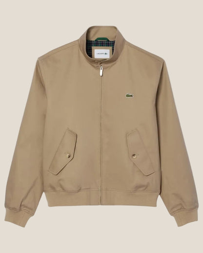Lacoste Water-Repellent Twill Harrington Jacket