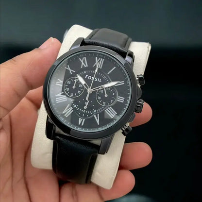 Fossil Black Dial All Chronograph Working Men's Watch