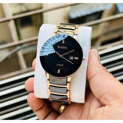 Rado Ceramic Black Dial For Men's Analog Watch