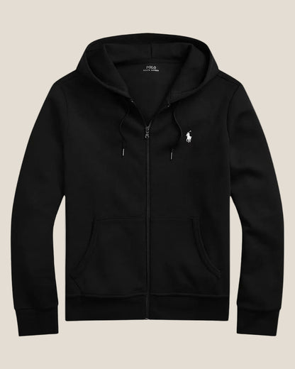 Ralph Lauren Double-Knit Full-Zip Hoodie
