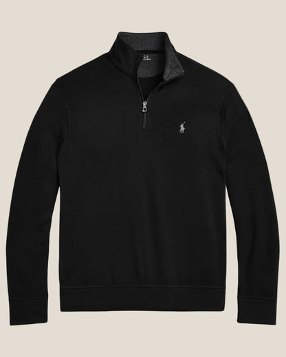 Ralph Lauren Luxury Jersey Quarter-Zip Pullover