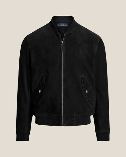 Ralph Lauren Suede Bomber Jacket