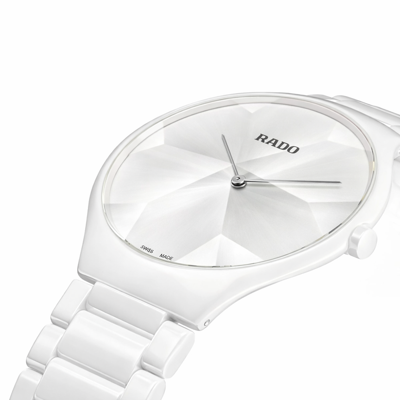 Rado White Thinline X Great Gardens Of The World True Men's Watch